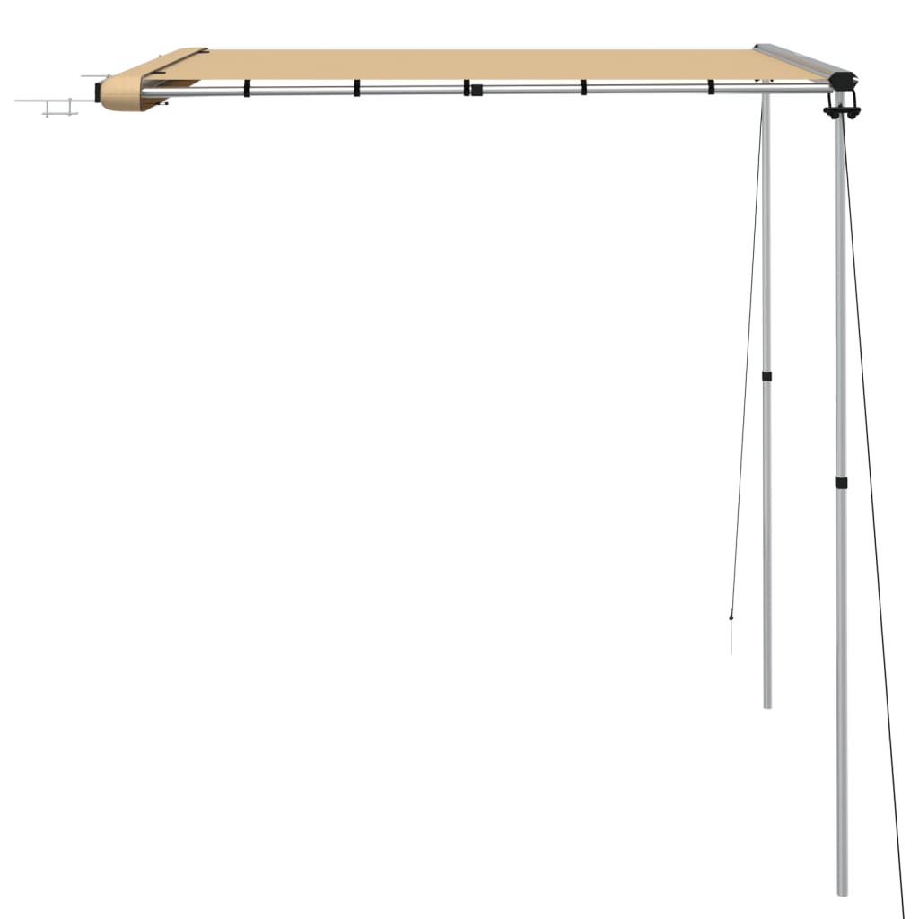Wohnwagen-Markise 1,8x2x2,15 m Beige