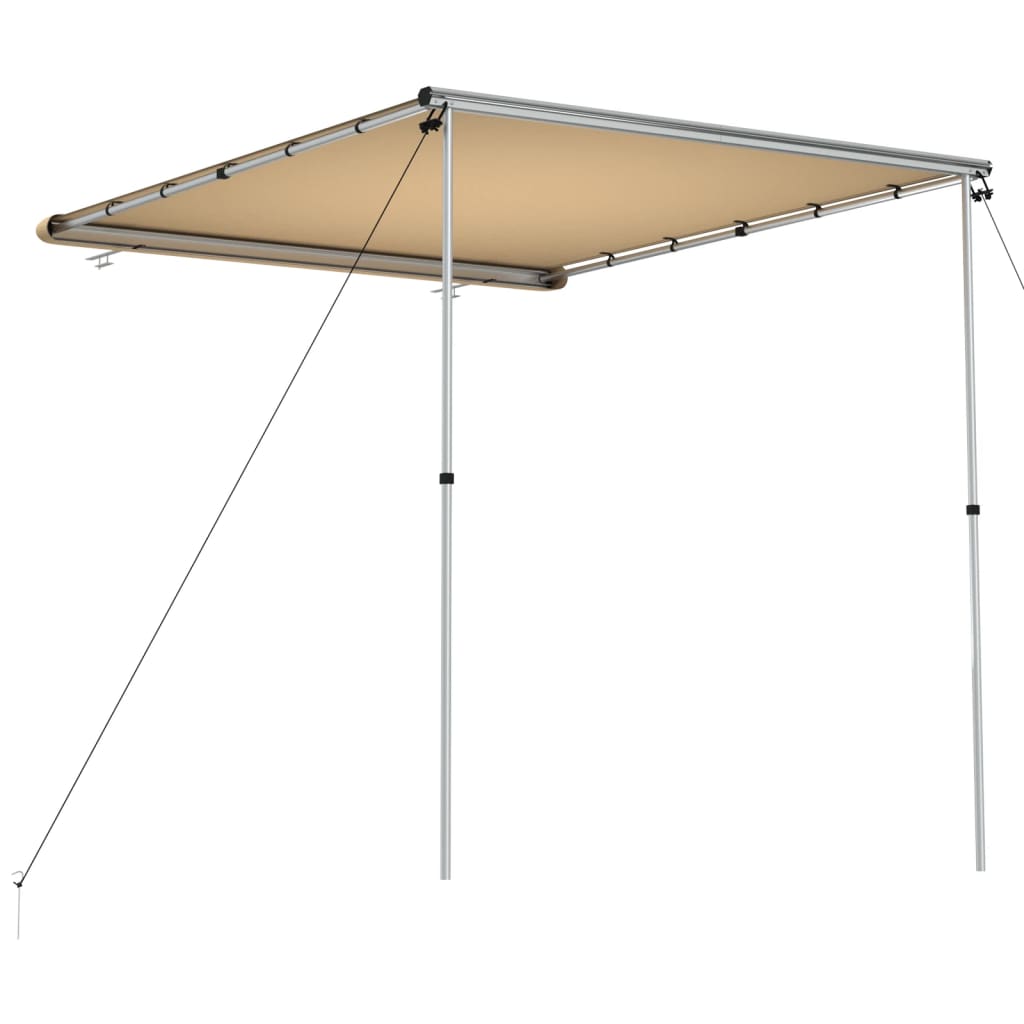 Wohnwagen-Markise 1,8x2,5x2,15 m Beige