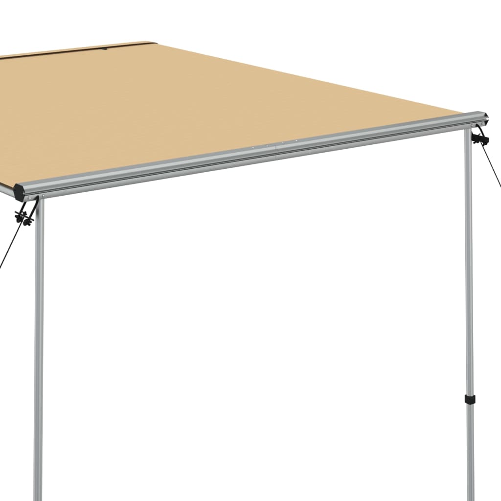 Wohnwagen-Markise 1,8x2,5x2,15 m Beige