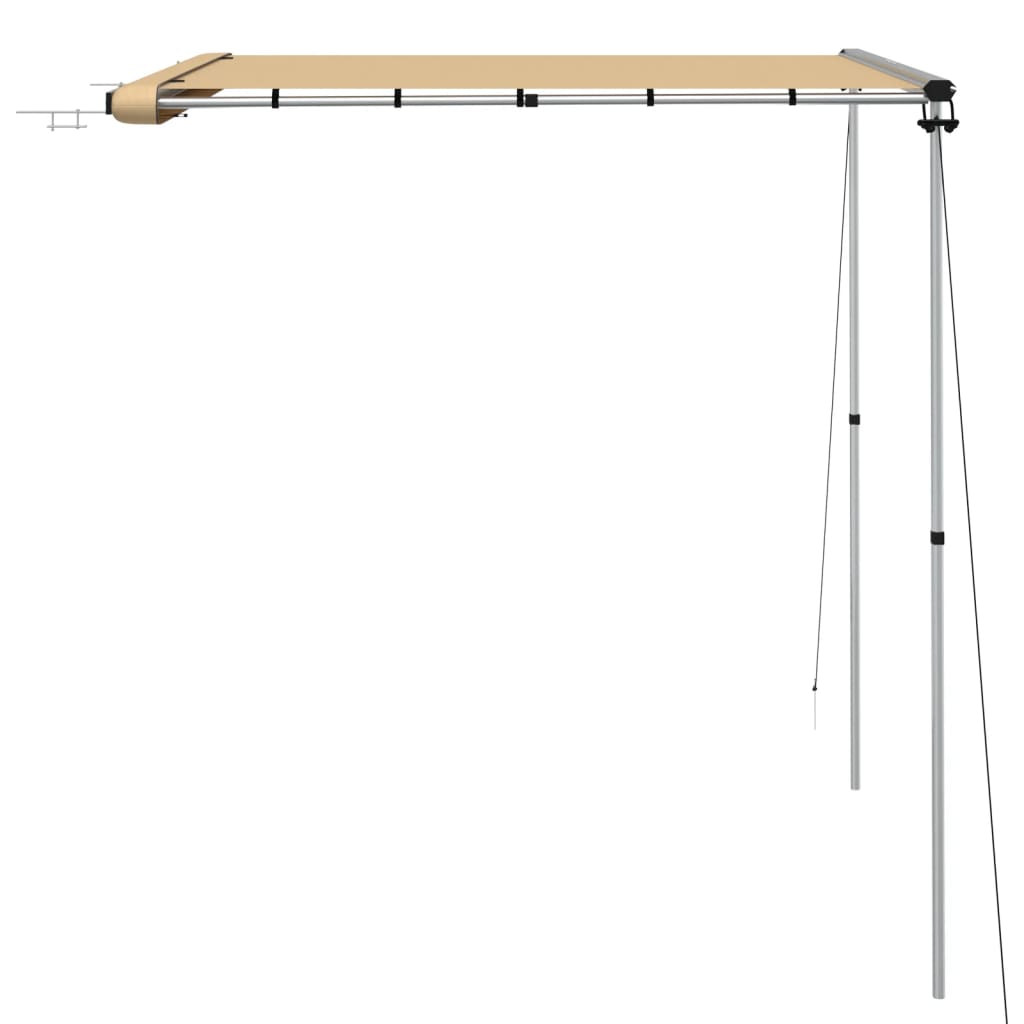 Wohnwagen-Markise 2x2x2,15 m Beige