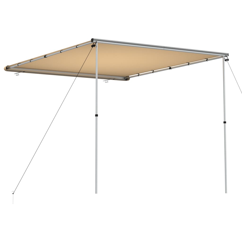 Wohnwagen-Markise 2,4x3x2,15 m Beige