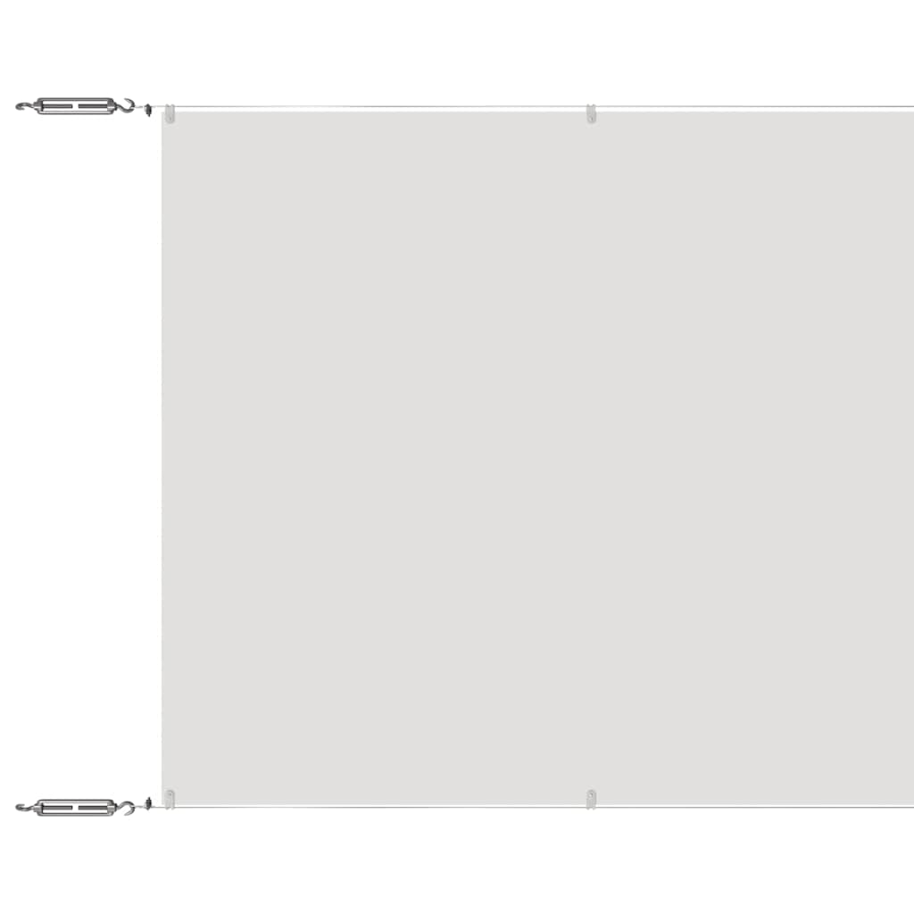 Senkrechtmarkise Weiß 180x1200 cm Oxford-Gewebe