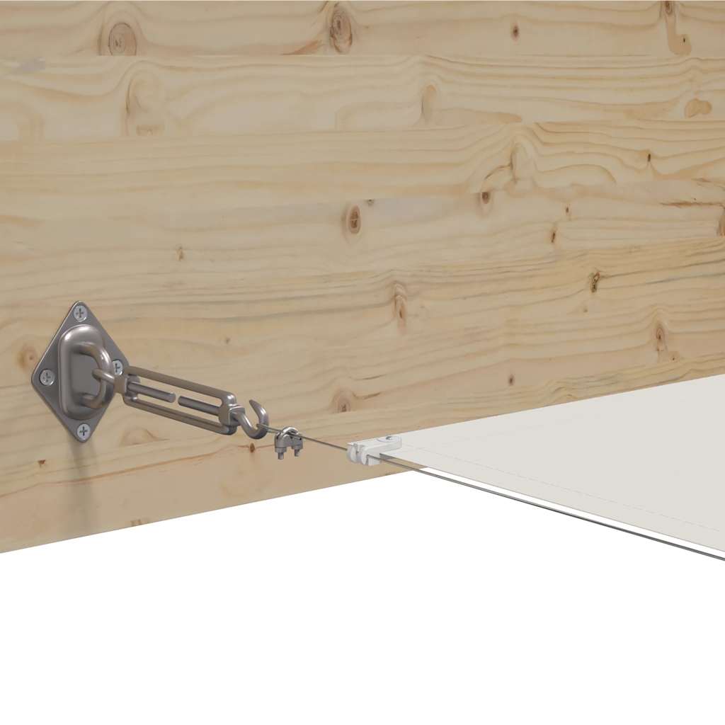 Senkrechtmarkise Weiß 180x1200 cm Oxford-Gewebe