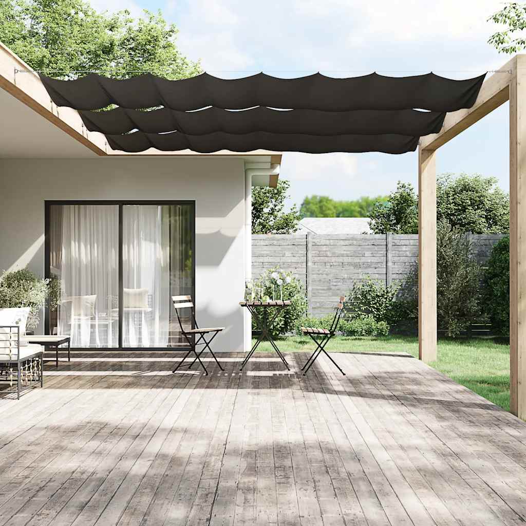 Senkrechtmarkise Anthrazit 100x800 cm Oxford-Gewebe