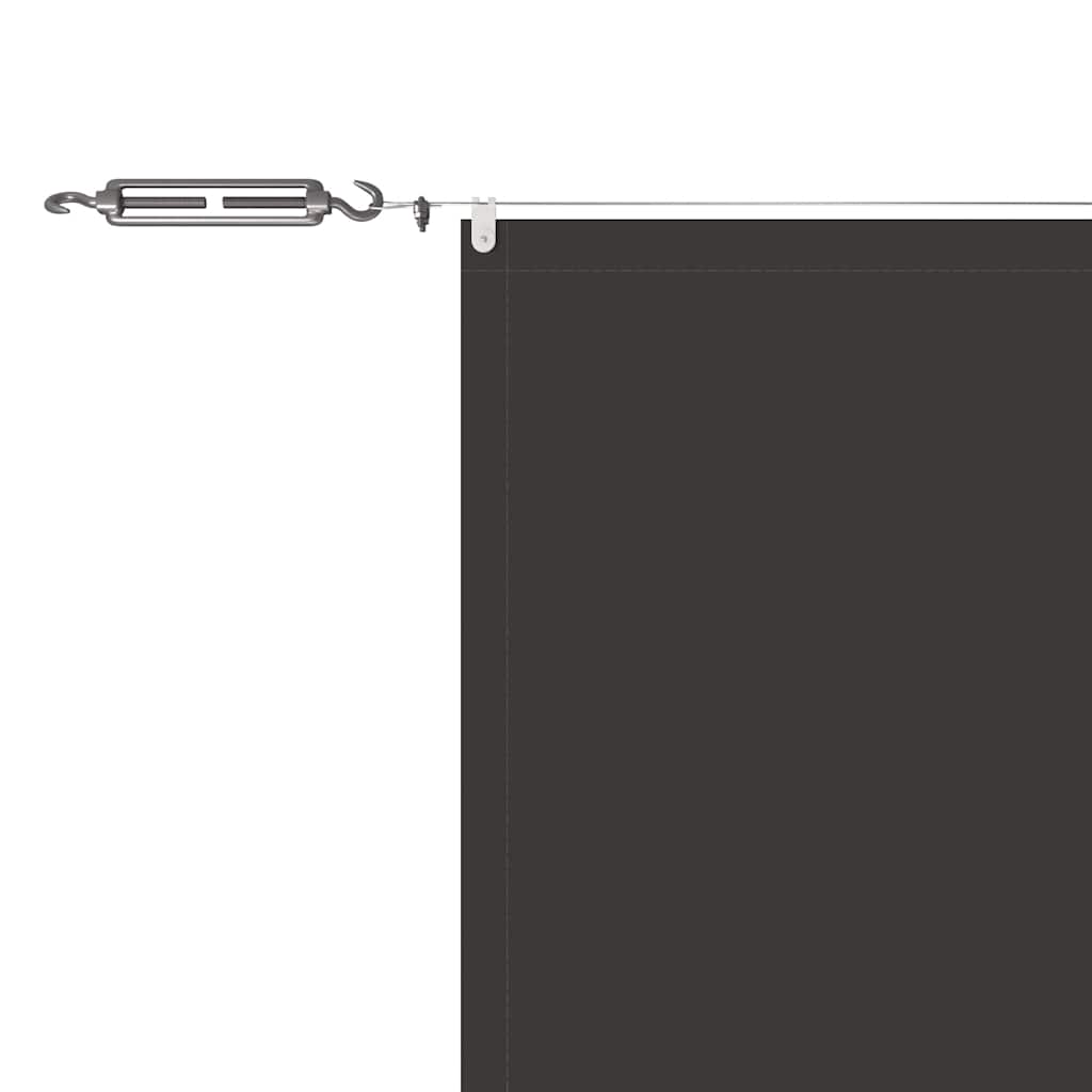 Senkrechtmarkise Anthrazit 100x1000 cm Oxford-Gewebe