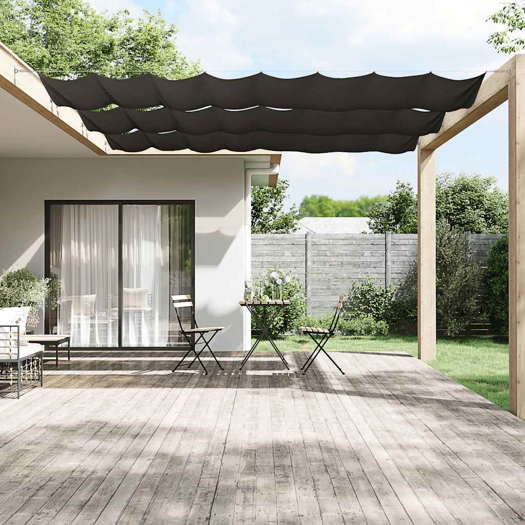 Senkrechtmarkise Anthrazit 140x800 cm Oxford-Gewebe