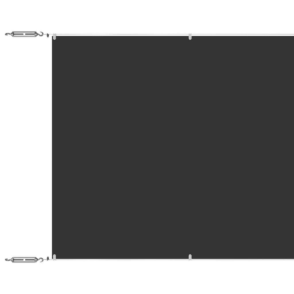 Senkrechtmarkise Anthrazit 180x1000 cm Oxford-Gewebe