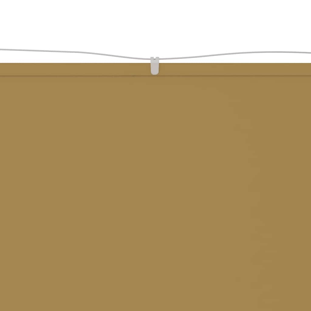 Senkrechtmarkise Beige 140x800 cm Oxford-Gewebe