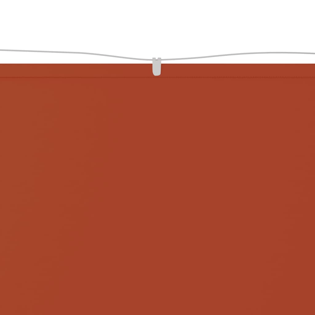 Senkrechtmarkise Terrakotta 140x360 cm Oxford-Gewebe