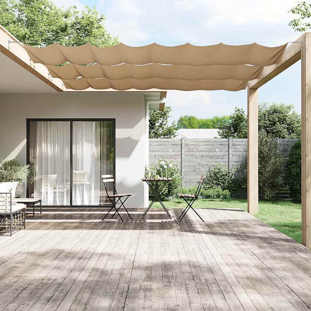 Senkrechtmarkise Taupe 60x1200 cm Oxford-Gewebe