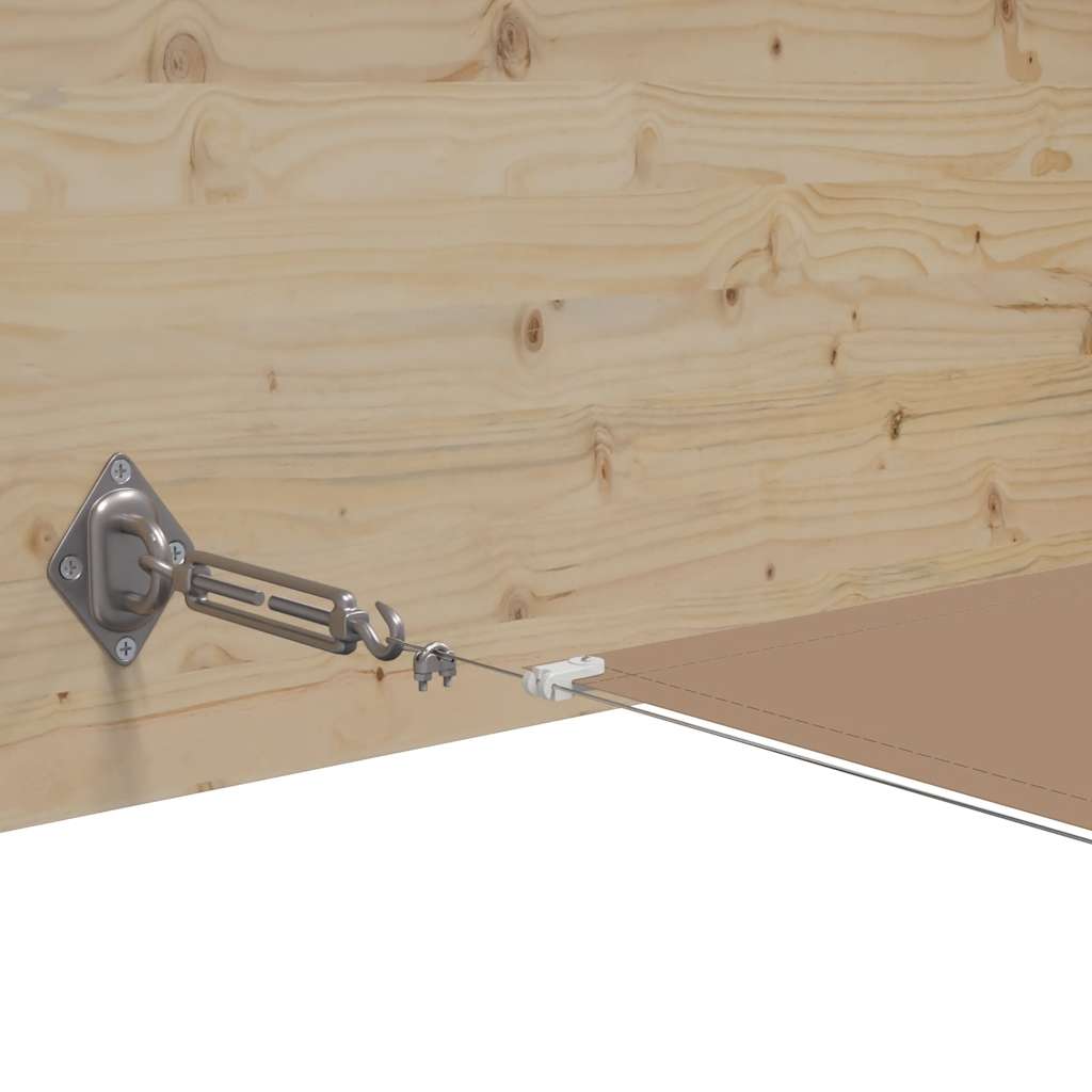 Senkrechtmarkise Taupe 180x1000 cm Oxford-Gewebe
