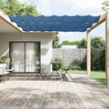 Senkrechtmarkise Blau 180x1200 cm Oxford-Gewebe