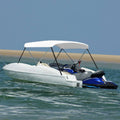 2-Bow Bimini Top Weiß 180x130x110 cm