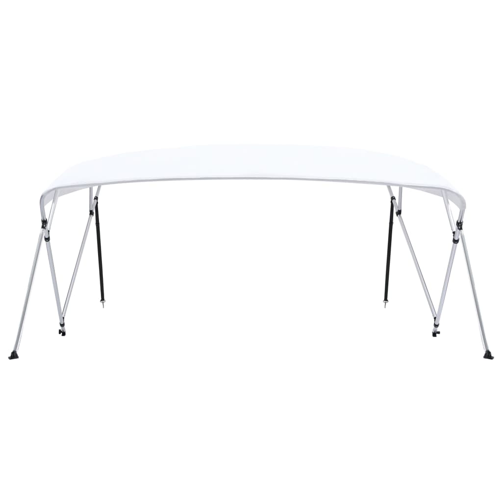 4-Bow Bimini Top Weiß 243x(230-244)x137 cm