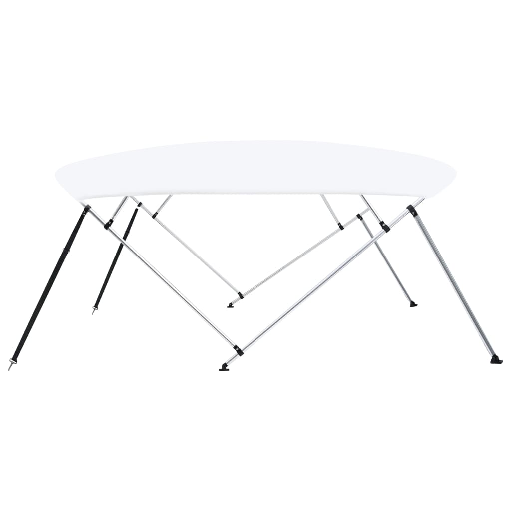4-Bow Bimini Top Weiß 243x(230-244)x137 cm