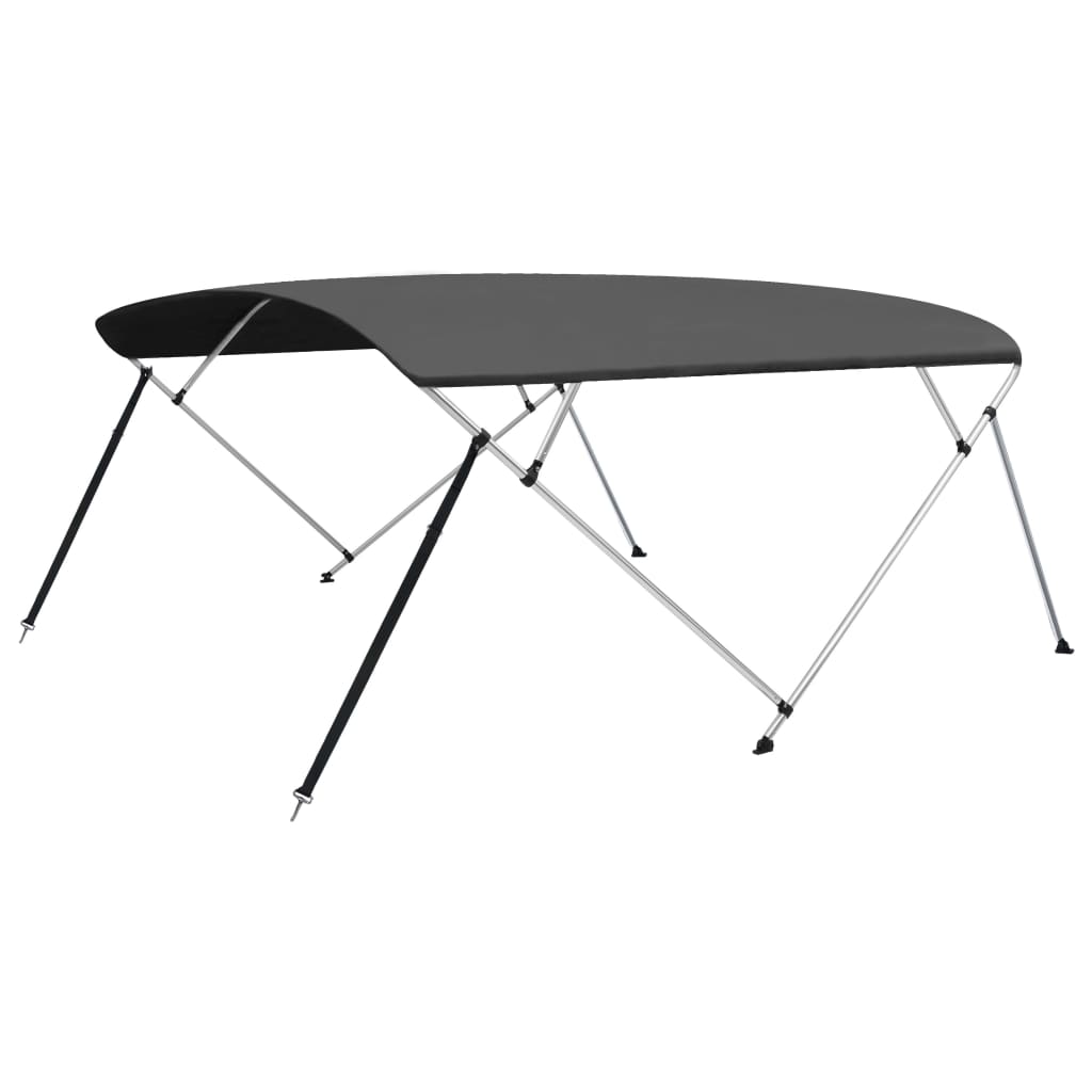 4-Bow Bimini Top Anthrazit 243x(230-244)x137 cm