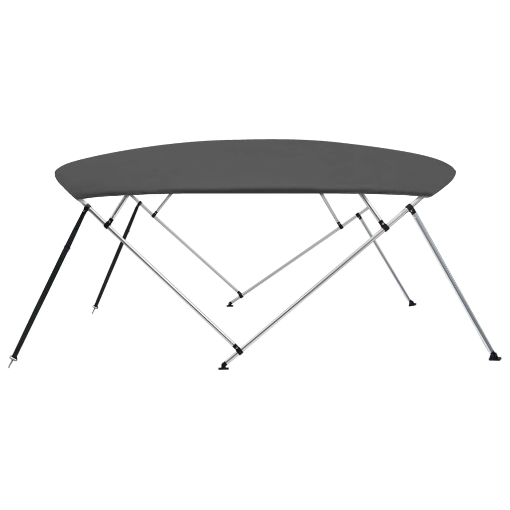 4-Bow Bimini Top Anthrazit 243x(230-244)x137 cm