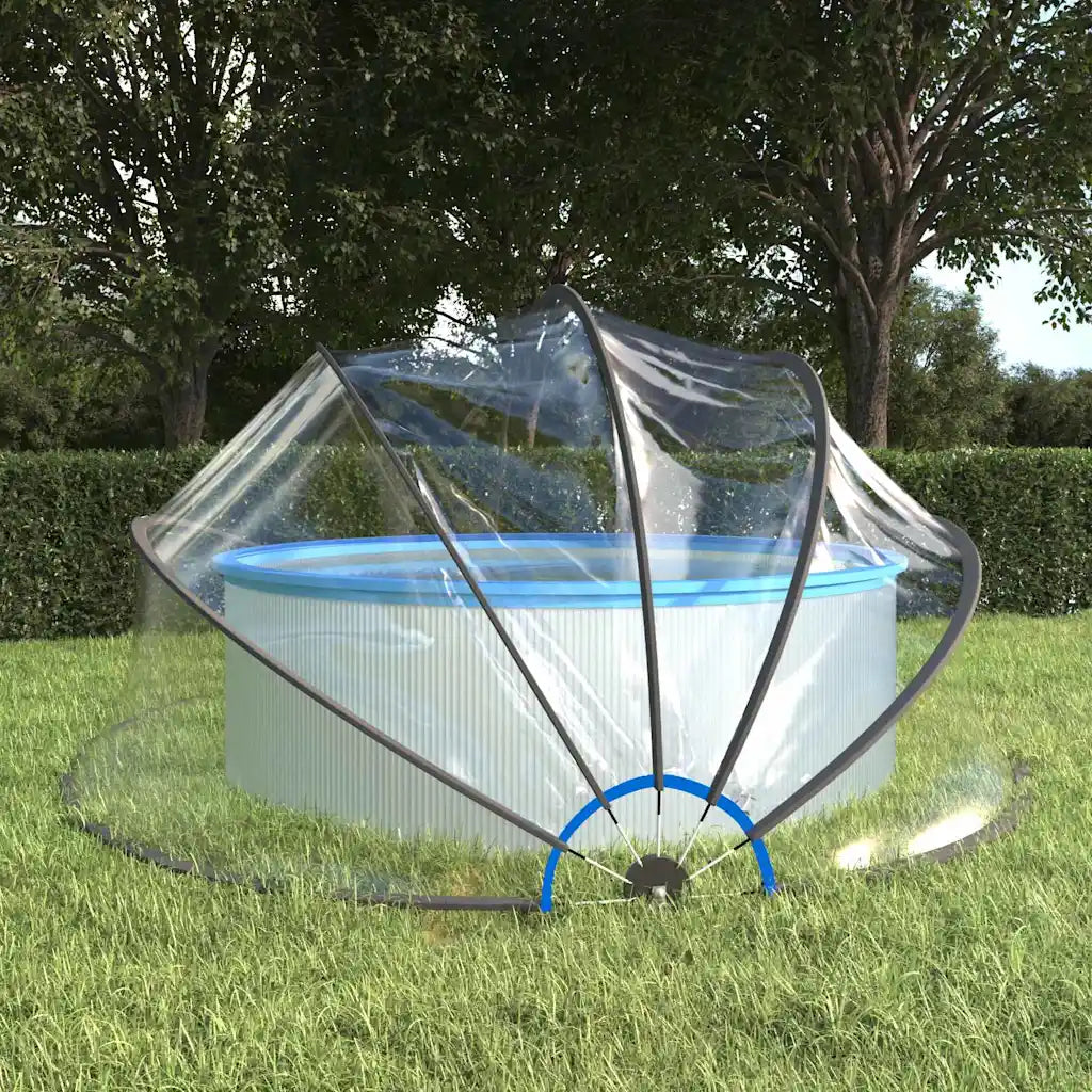 Pool-Kuppel 500 × 250 cm mit UPF 30