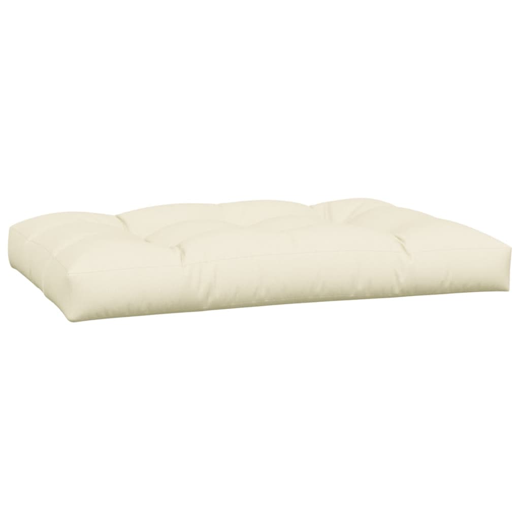 Palettenkissen 3-tlg. Creme Stoff