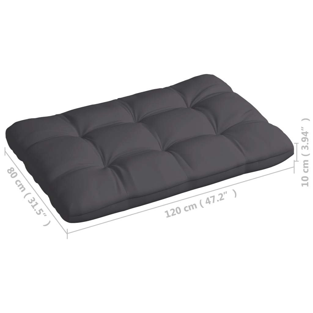 Palettensofa-Kissen 7 Stk. Anthrazit