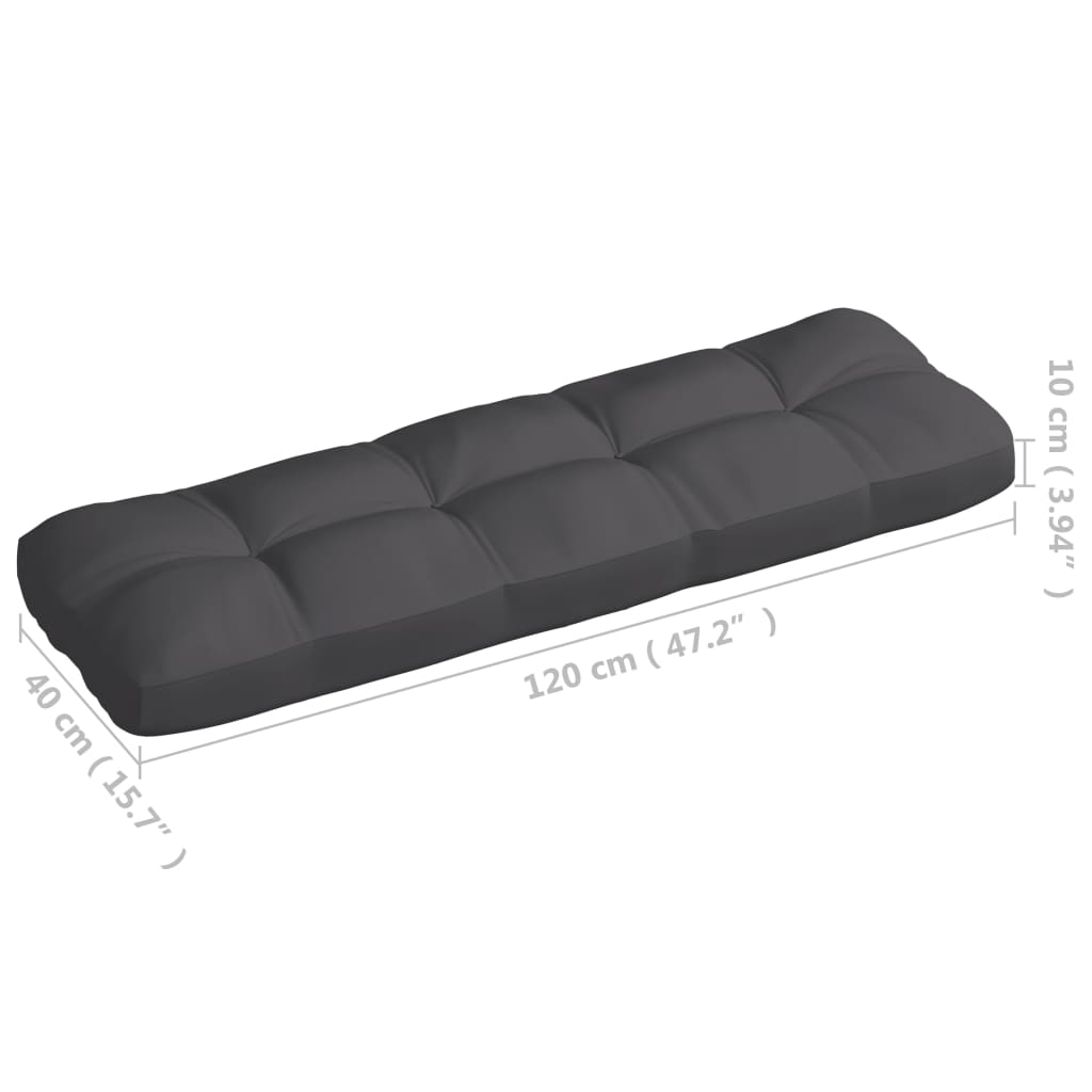 Palettensofa-Kissen 7 Stk. Anthrazit