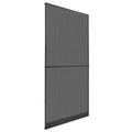 Schwenk-Insektenscreen Anthrazit und Schwarz 100 x 215 cm