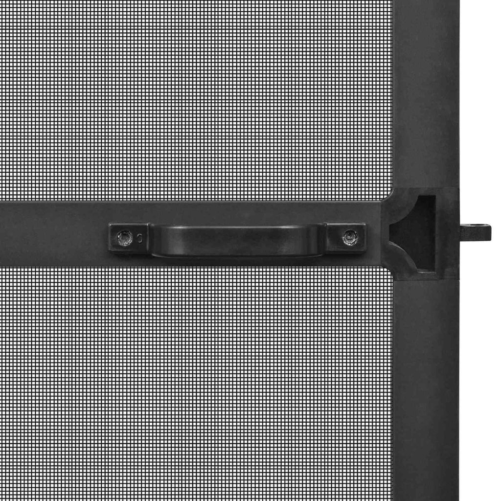 Schwenk-Insektenscreen Anthrazit und Schwarz 120 x 240 cm