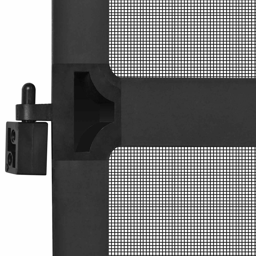 Schwenk-Insektenscreen Anthrazit und Schwarz 120 x 240 cm