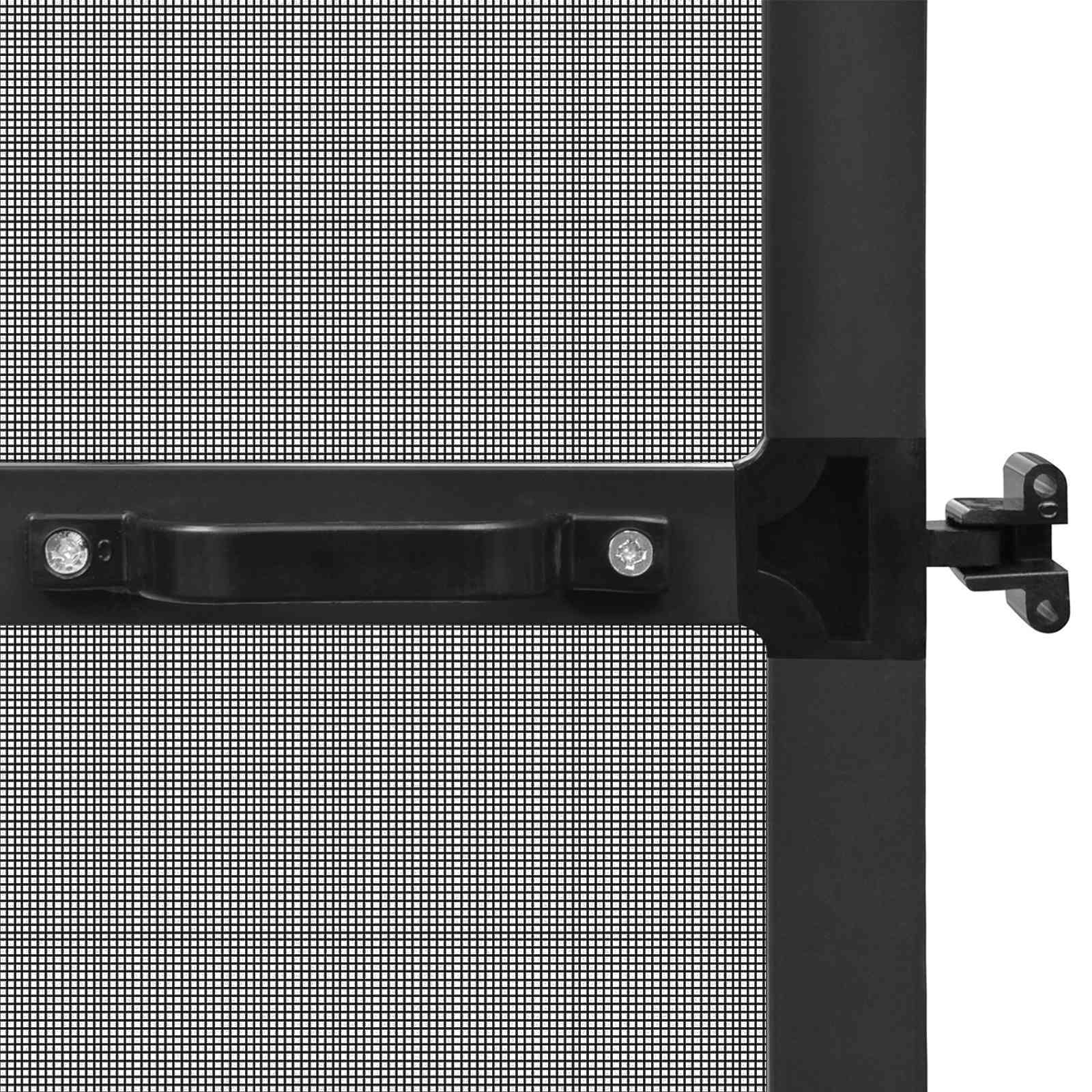Schwenk-Insektenscreen Anthrazit und Schwarz 120 x 240 cm