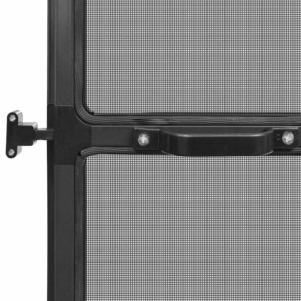 Schwenk-Insektenscreen Anthrazit und Schwarz 120 x 240 cm