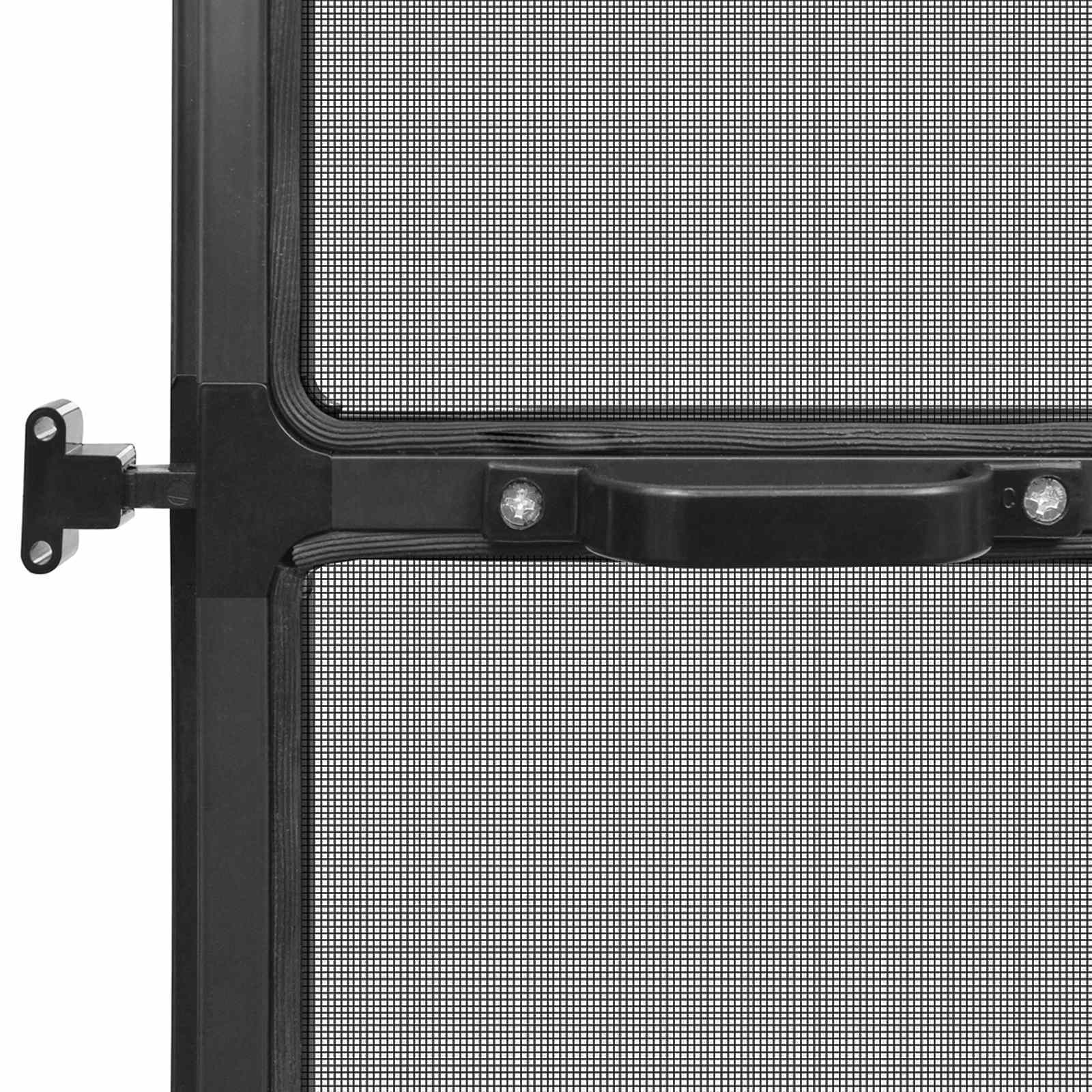 Schwenk-Insektenscreen Anthrazit und Schwarz 120 x 240 cm