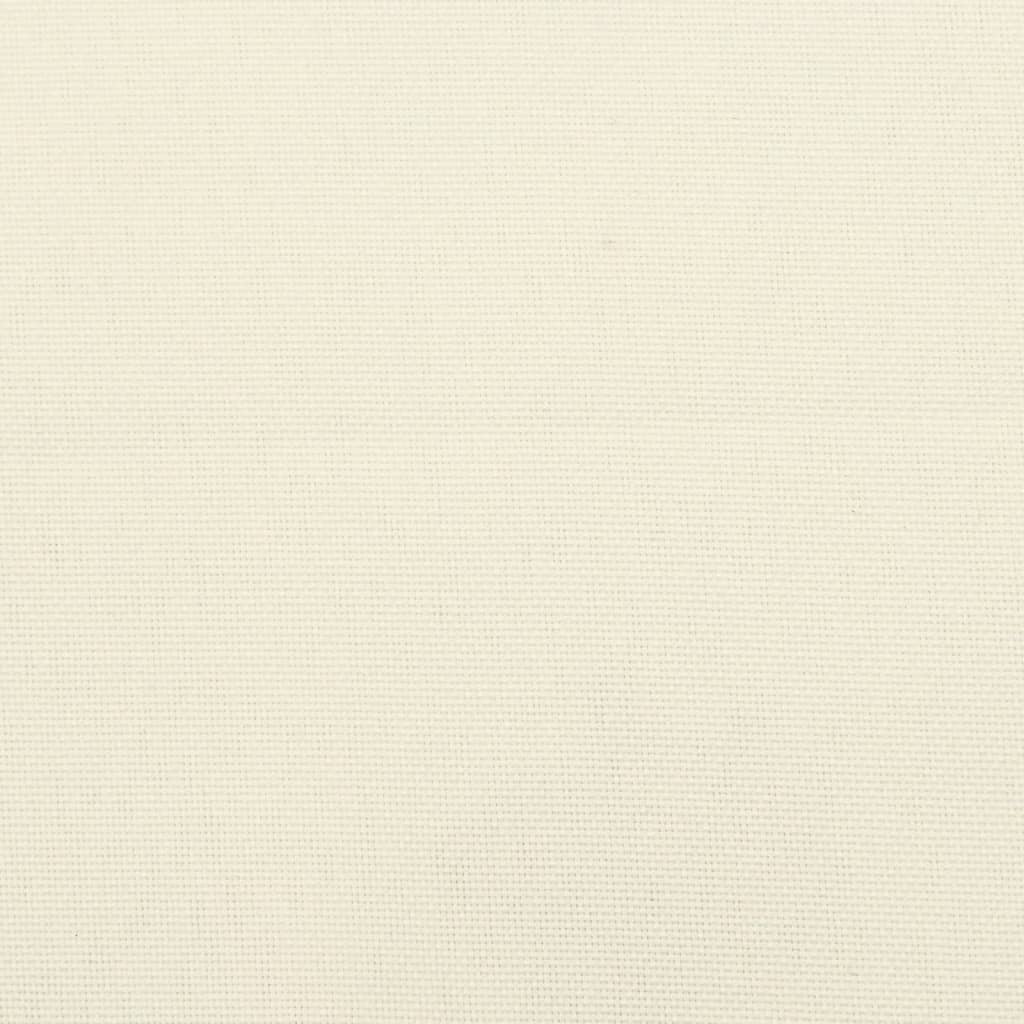 Stuhlkissen 2 Stk. Cremeweiß 50x50x7 cm Oxford-Gewebe