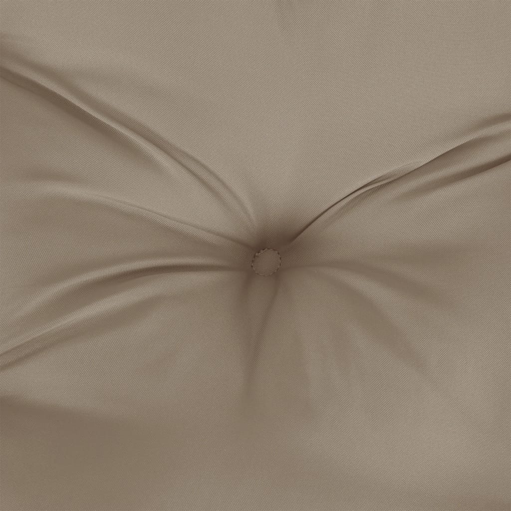 Stuhlkissen 4 Stk. Taupe 50x50x7 cm Oxford-Gewebe