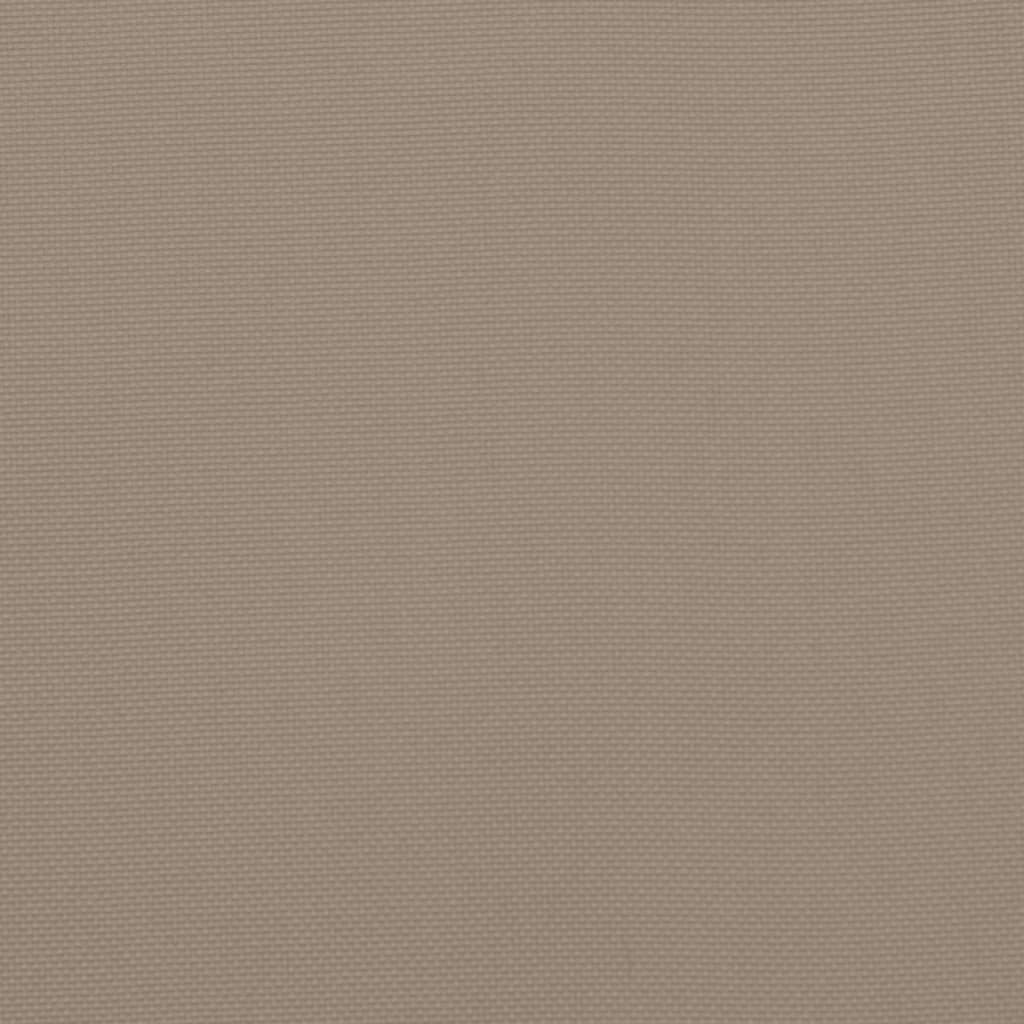 Stuhlkissen 4 Stk. Taupe 50x50x7 cm Oxford-Gewebe