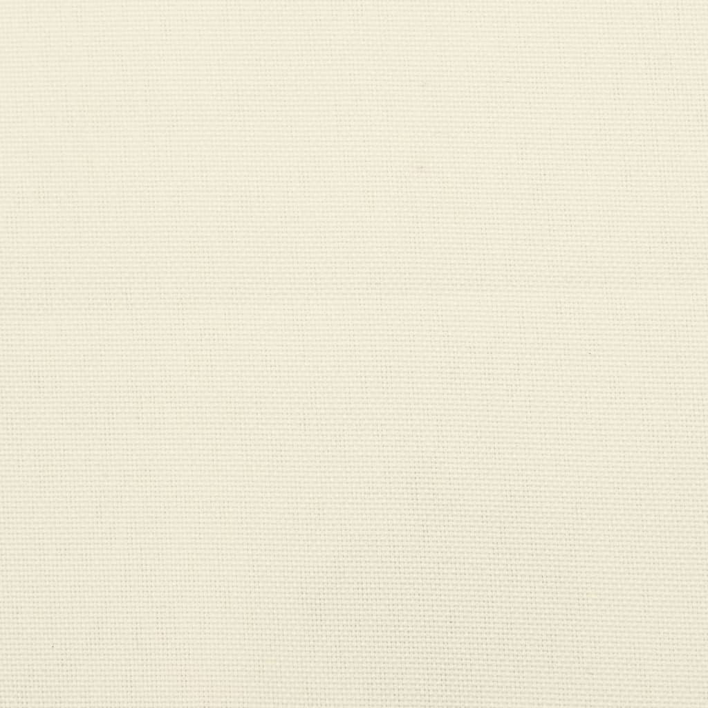 Gartenbank-Auflage Cremeweiß 200x50x7 cm Oxford-Gewebe