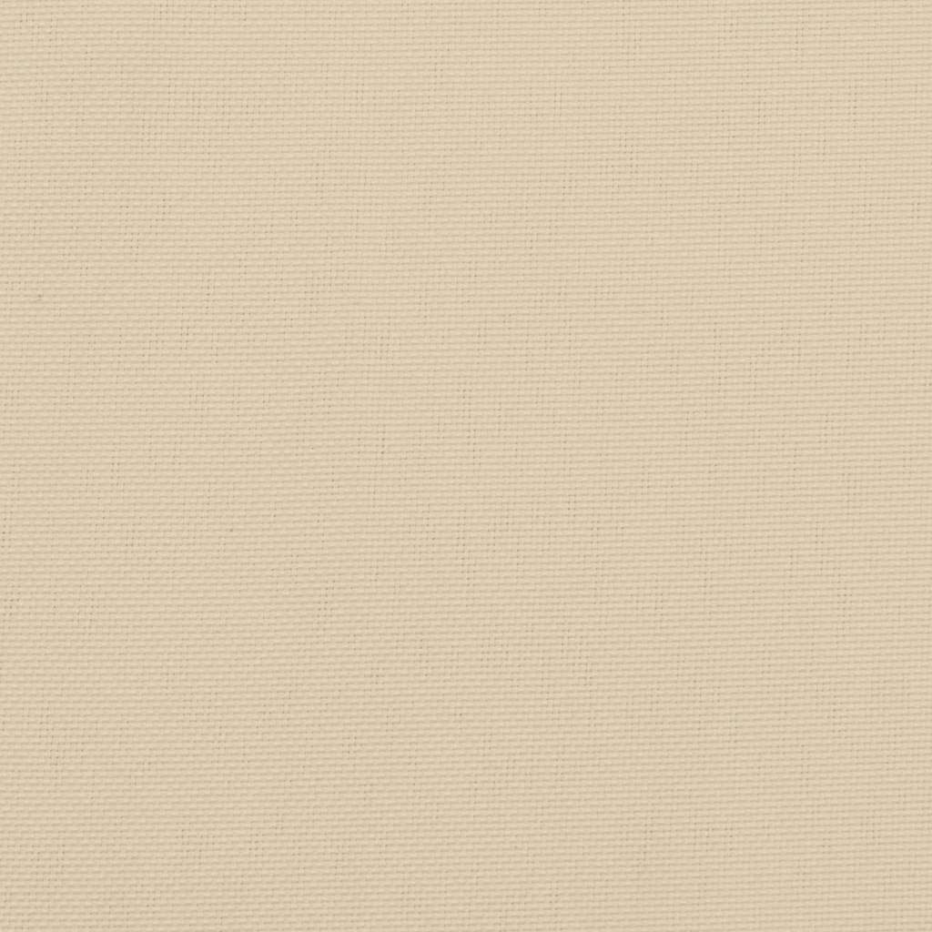 Gartenbank-Auflage Beige 120x(50+50)x7 cm Oxford-Gewebe