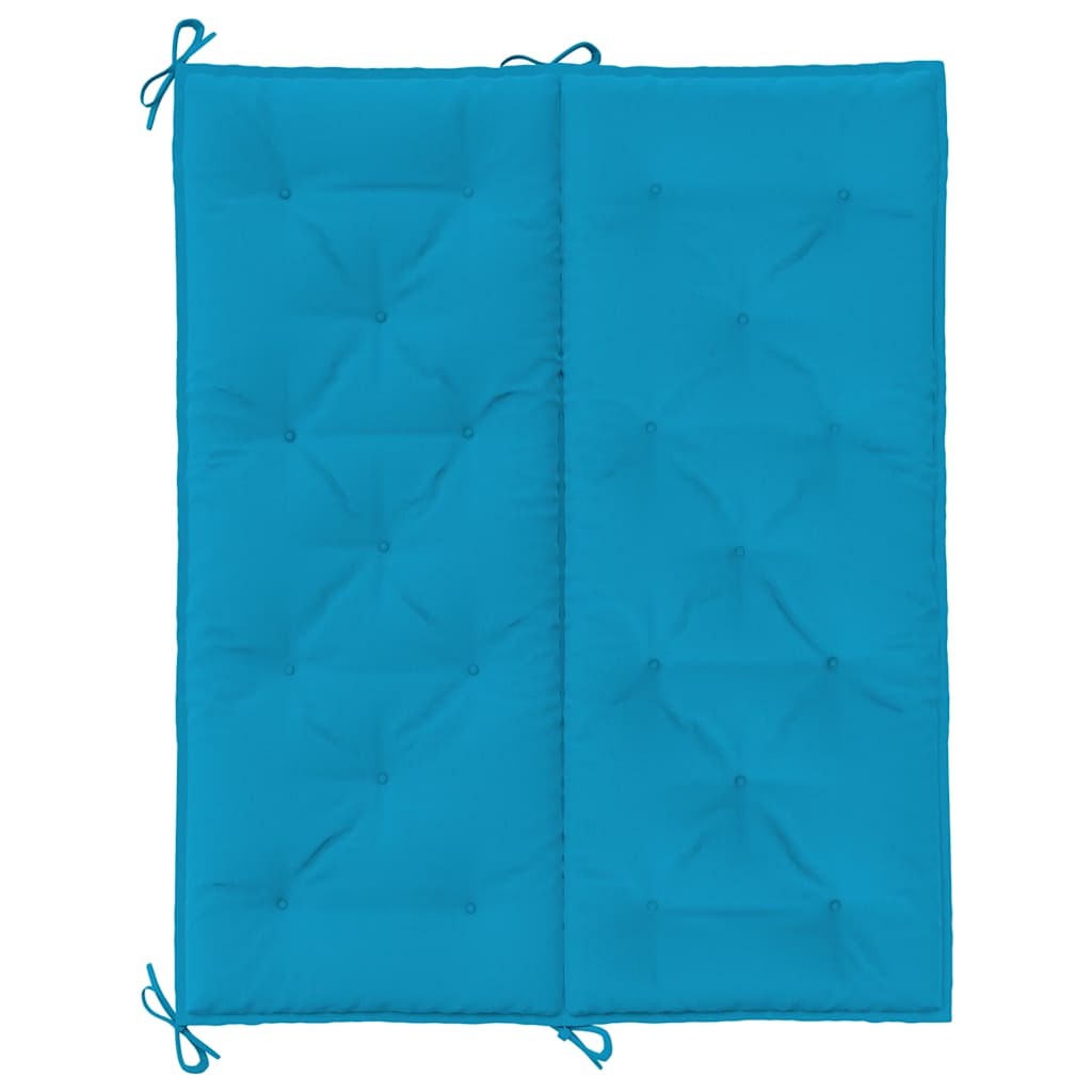 Gartenbank-Auflage Hellblau 120x(50+50)x7 cm Oxford-Gewebe
