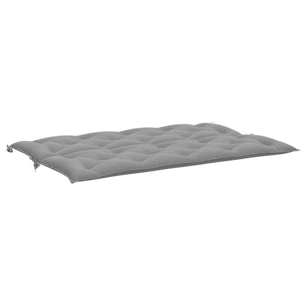 Gartenbank-Auflage Grau 150x(50+50)x7 cm Oxford-Gewebe
