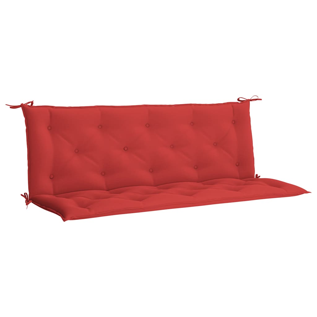 Gartenbank-Auflage Rot 150x(50+50)x7 cm Oxford-Gewebe
