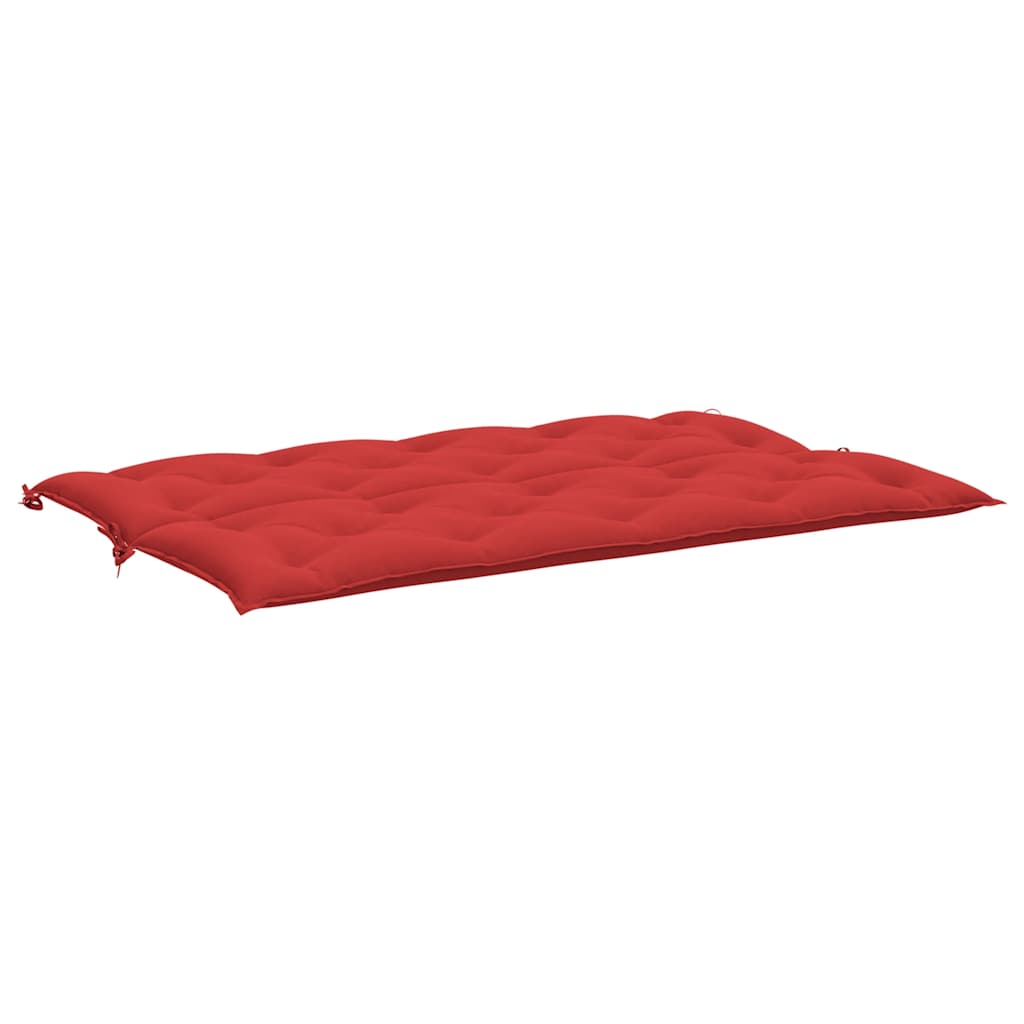 Gartenbank-Auflage Rot 150x(50+50)x7 cm Oxford-Gewebe