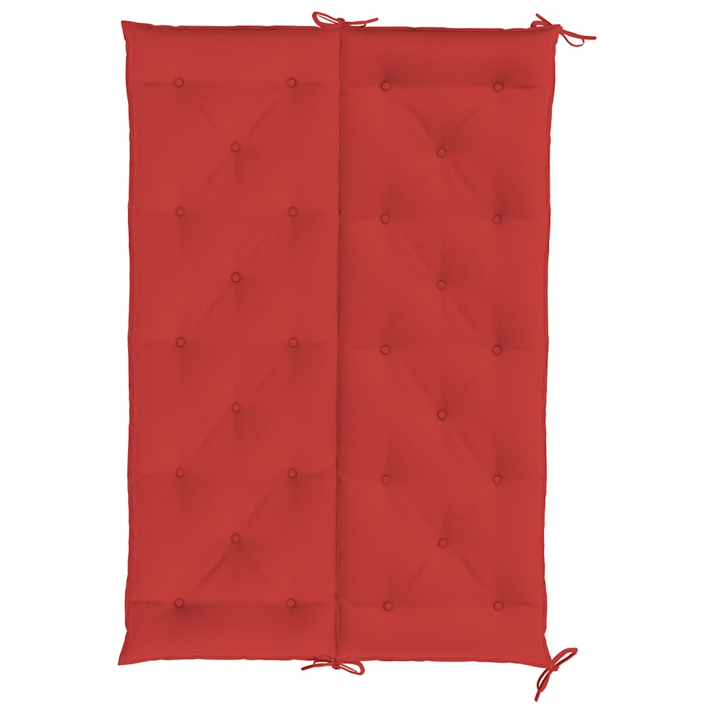 Gartenbank-Auflage Rot 150x(50+50)x7 cm Oxford-Gewebe