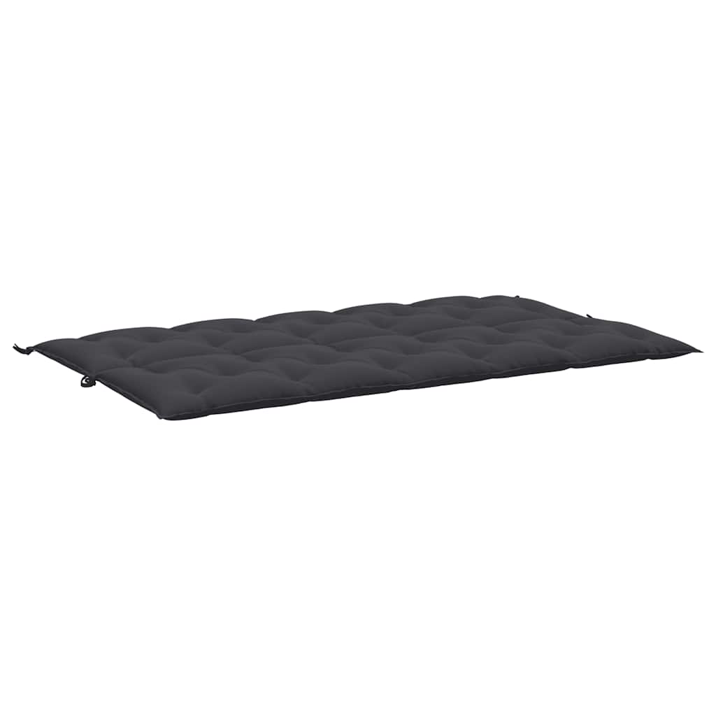 Gartenbank-Auflage Schwarz 180x(50+50)x7 cm Oxford-Gewebe