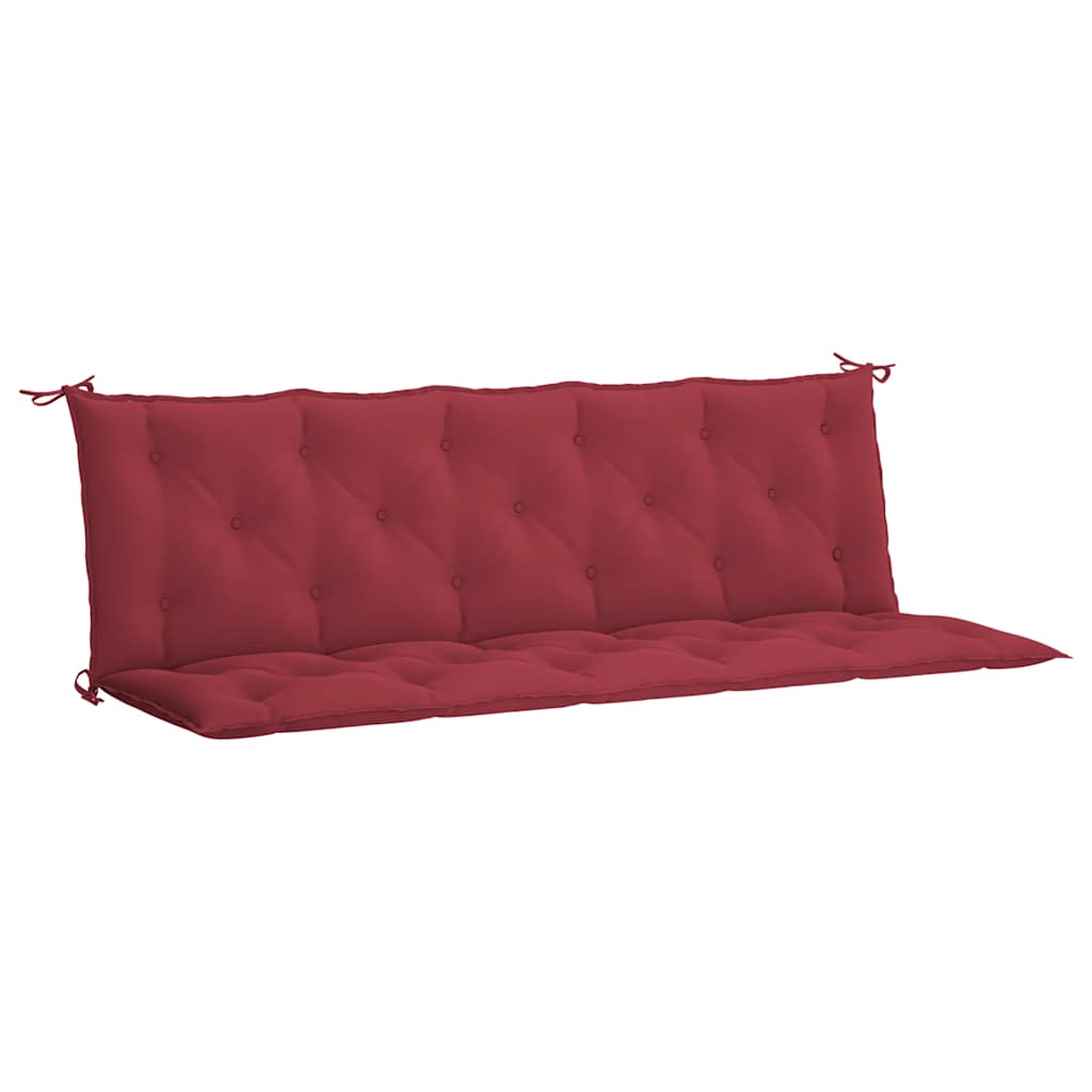 Gartenbank-Auflage Weinrot 180x(50+50)x7 cm Oxford-Gewebe