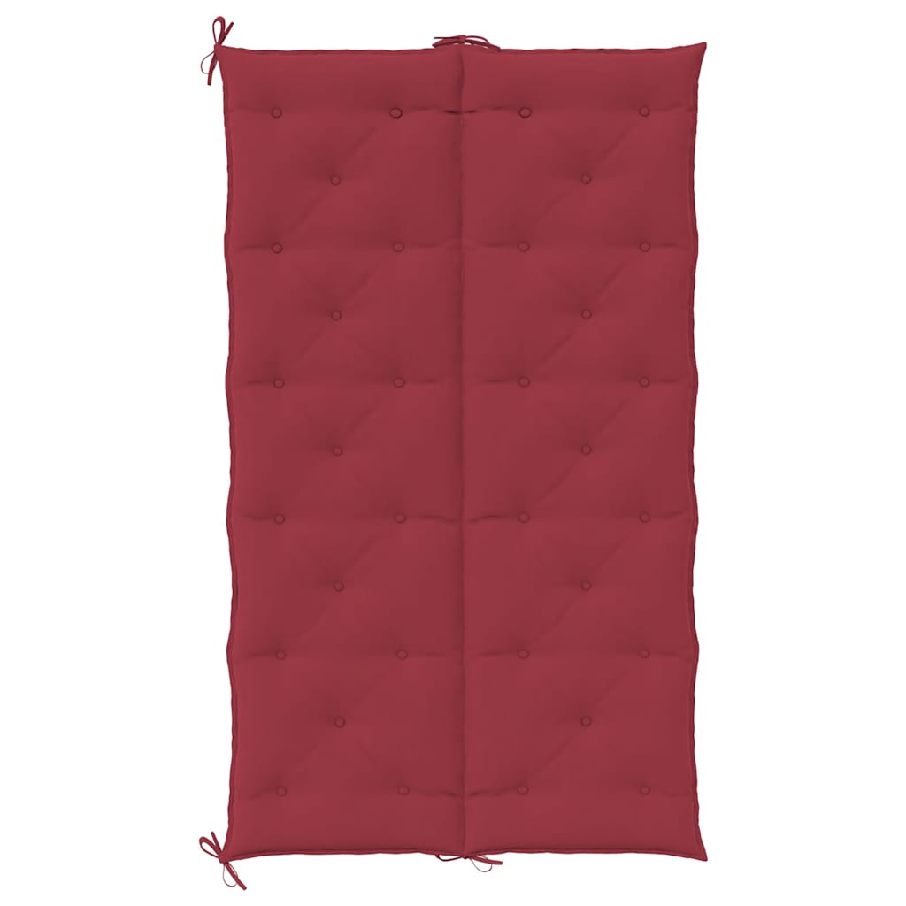 Gartenbank-Auflage Weinrot 180x(50+50)x7 cm Oxford-Gewebe