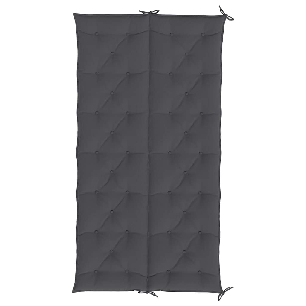 Gartenbank-Auflage Anthrazit 200x(50+50)x7 cm Oxford-Gewebe