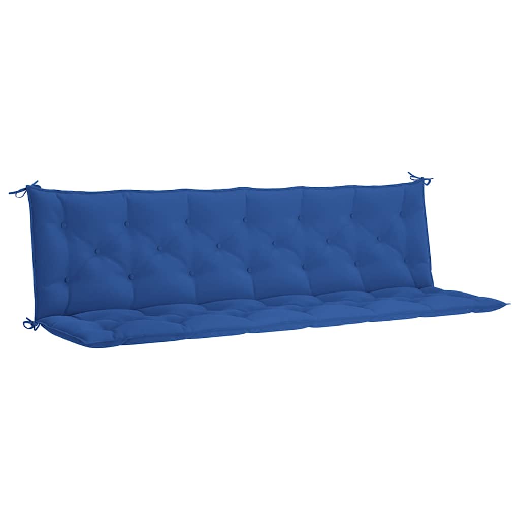 Gartenbank-Auflage Blau 200x(50+50)x7 cm Oxford-Gewebe