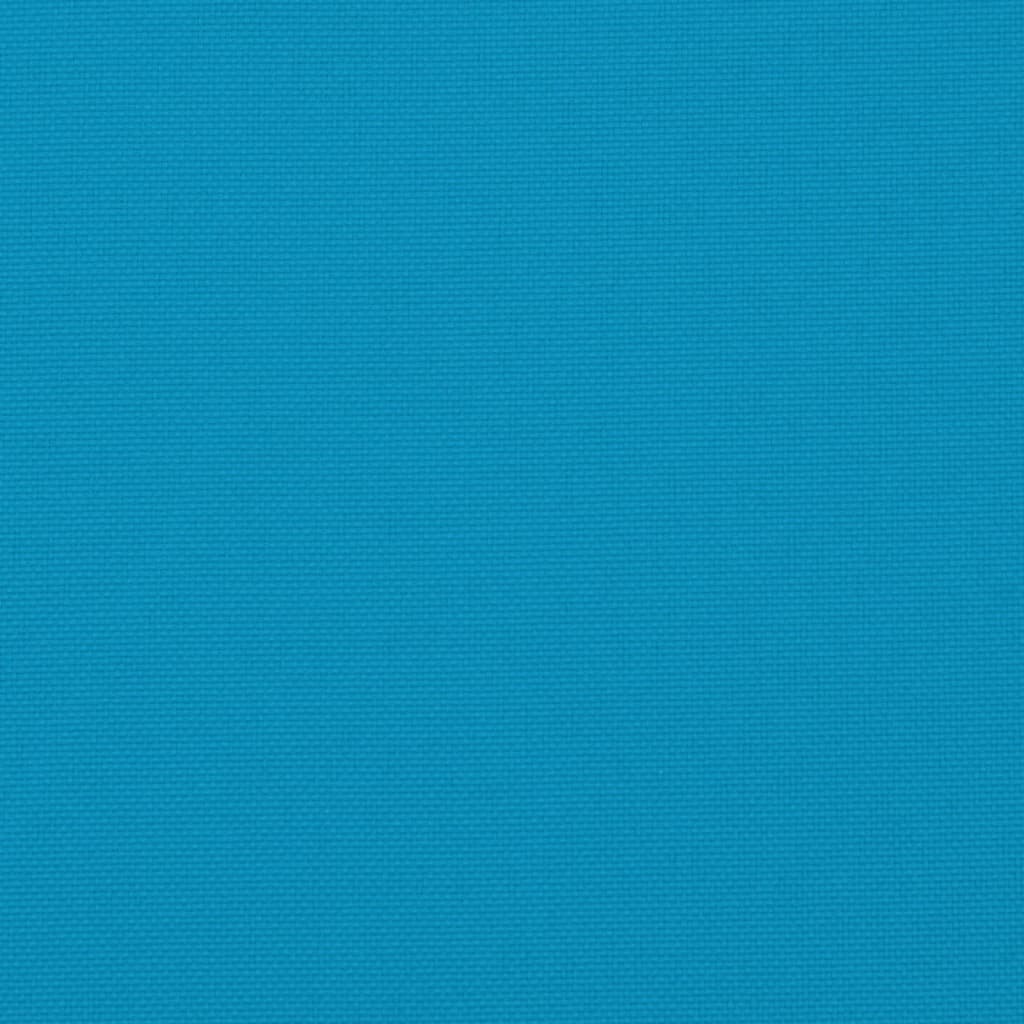 Palettenkissen 2-tlg. Hellblau Oxford-Gewebe