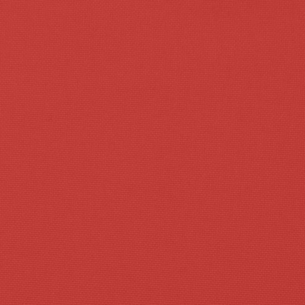 Palettenkissen 3-tlg. Rot Oxford-Gewebe