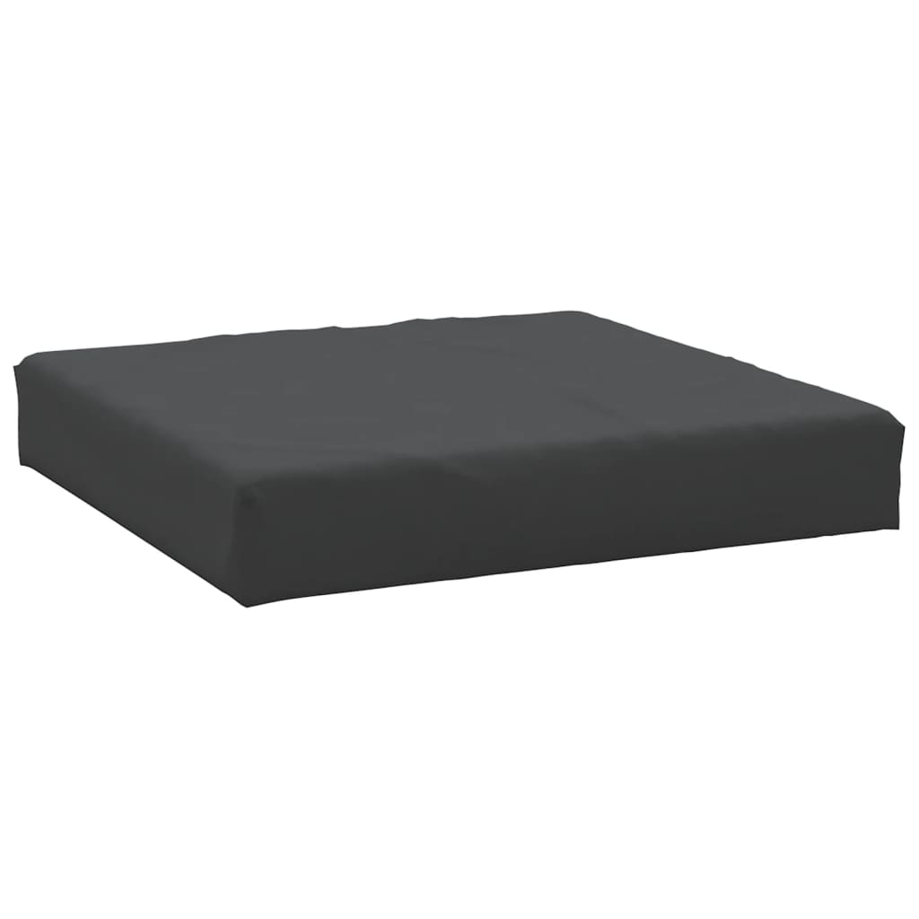 Palettenkissen 3-tlg. Schwarz Oxford-Gewebe