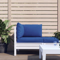 Palettenkissen 3-tlg. Blau Oxford-Gewebe